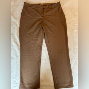 Brown Dress Pants with gold accent
